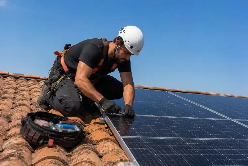 Maintenance et monitoring de panneaux solaires à Châtillon-en-Vendelais